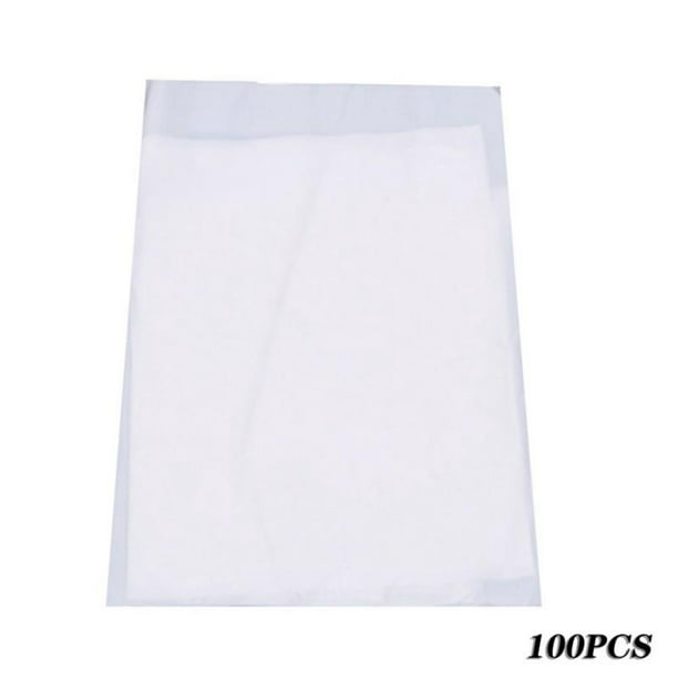 100Pcs Disposable Aprons Plastic Waterproof Oilproof Clothes Kitchen Hairdresser